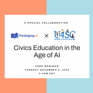 Open access webinar: Civics Education in the age of AI