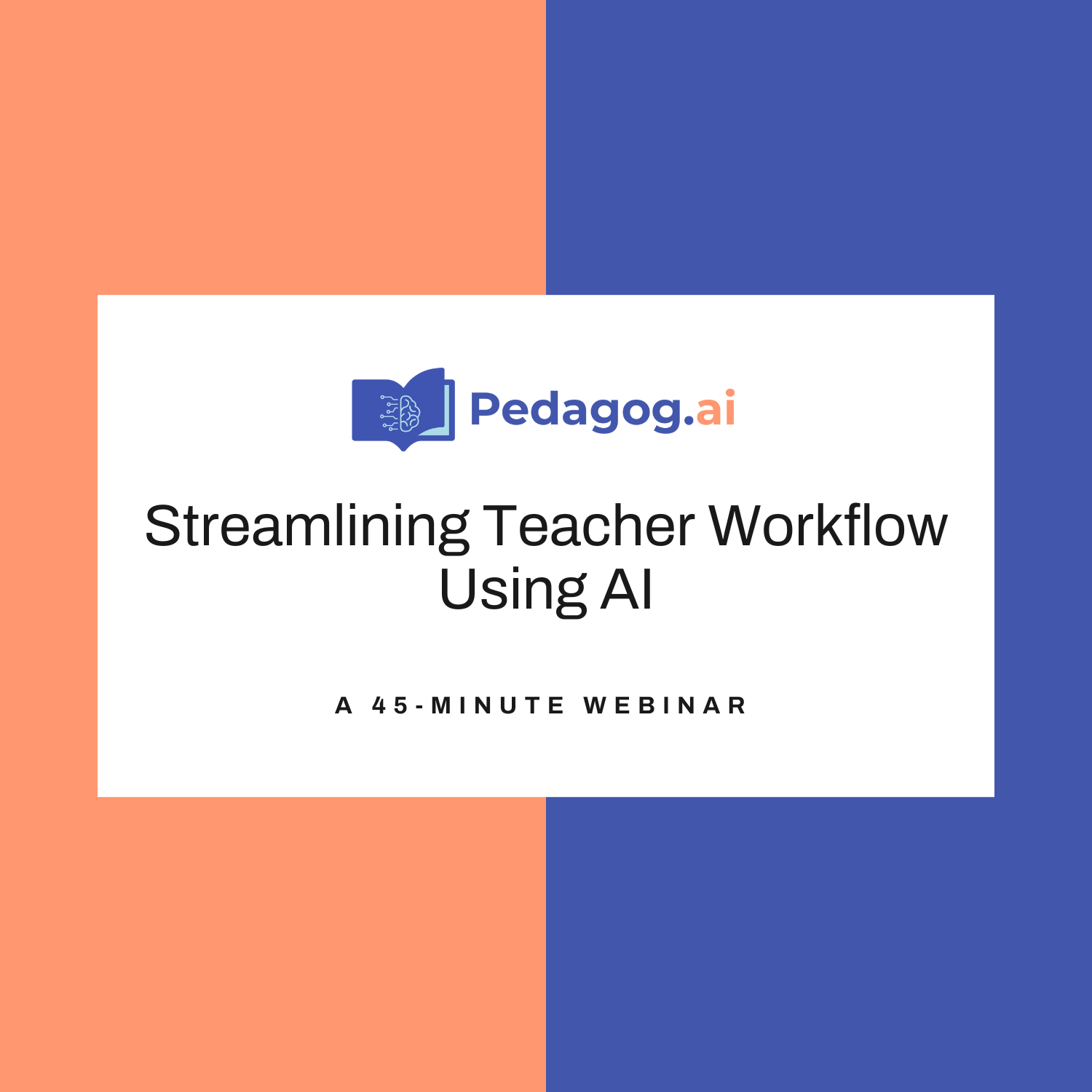 Streamlining Teacher Workflow Using AI