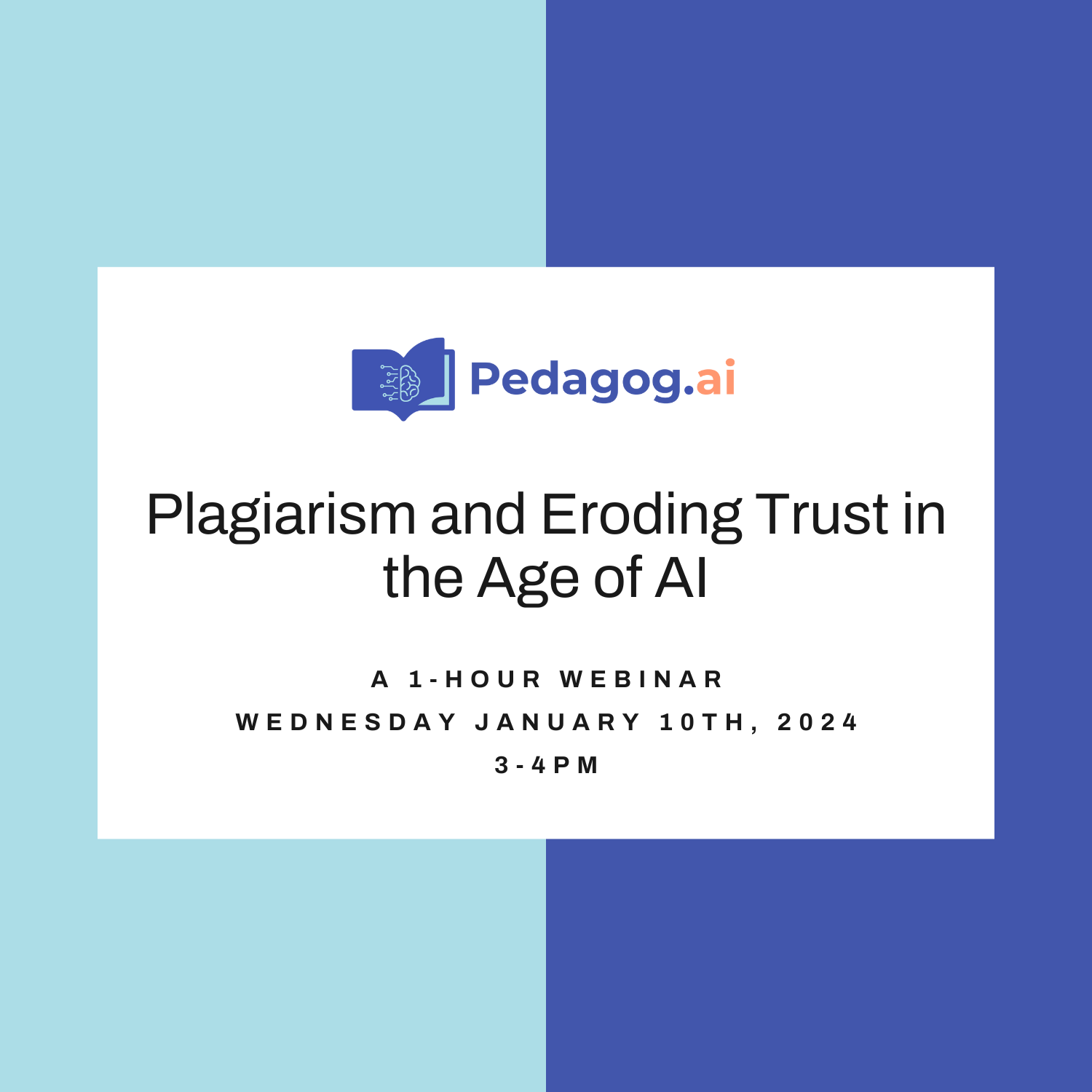Plagiarism and Eroding Trust in the Age of AI